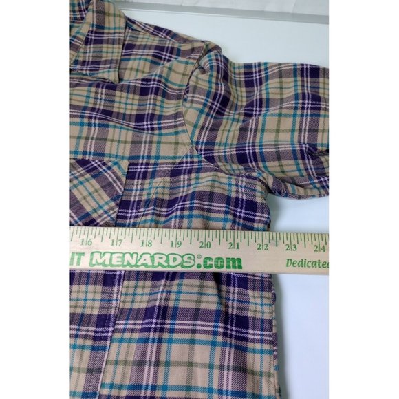 Plaid Button-Up Shirt - Picture 3 of 7